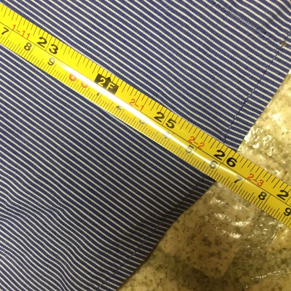 EUC Worthington blue and white pinstripe blouse - Picture 13 of 13